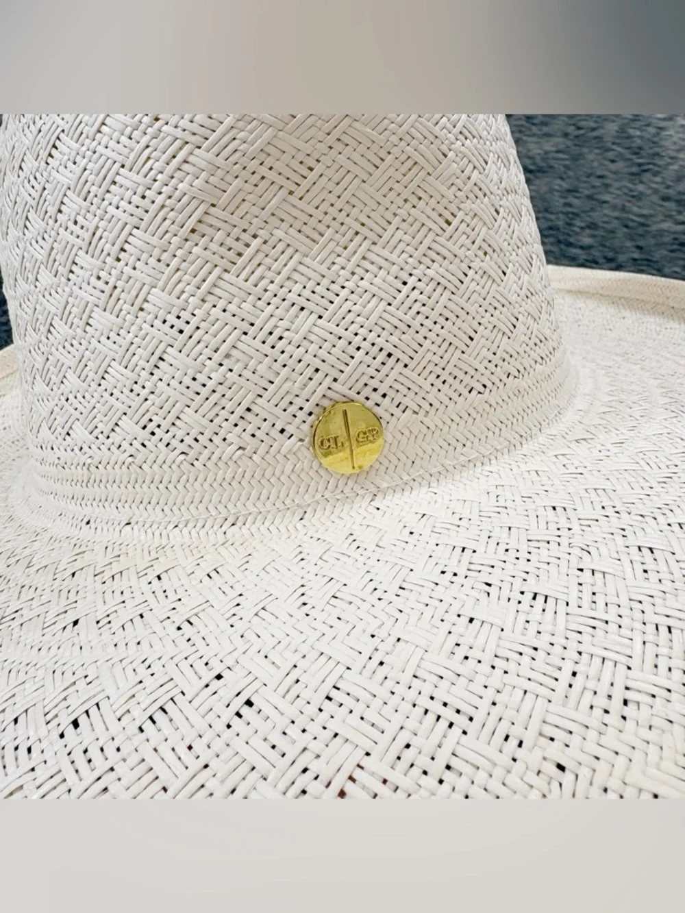 NWT GIGI PIP CARA LOREN PENCIL BRIM STRAW S/M 57 - Picture 7 of 13